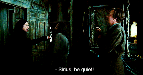 shutupanddiehl:#i love how remus is like okay.png #because you can’t outsass siriusThey m