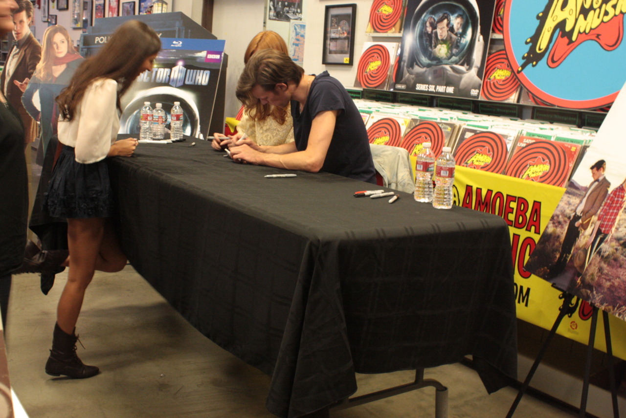 I walked up, Karen immediately said she liked my outfit then, Matt agreed and added