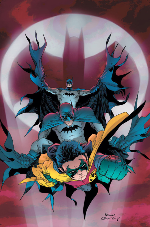 marieandr: gunslinger: Dick Grayson &amp; Damian Wayne // Batman &amp; Robin I’m going