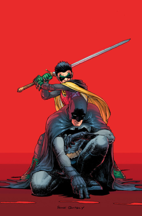 marieandr: gunslinger: Dick Grayson &amp; Damian Wayne // Batman &amp; Robin I’m going