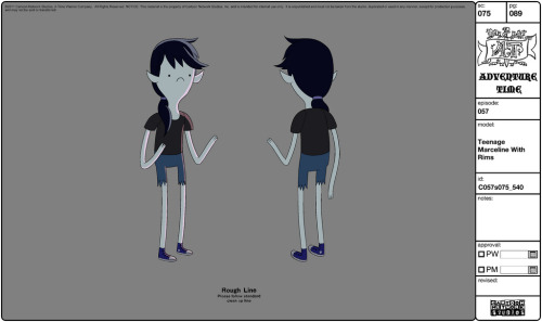 adventuretime:  Teenage Marceline (And What She Didn’t Eat) Phil Rynda designed Teenage Marcie for “Memory of a Memory.”    DAAAADDY, WHY DID YOU EAT MY FRIES