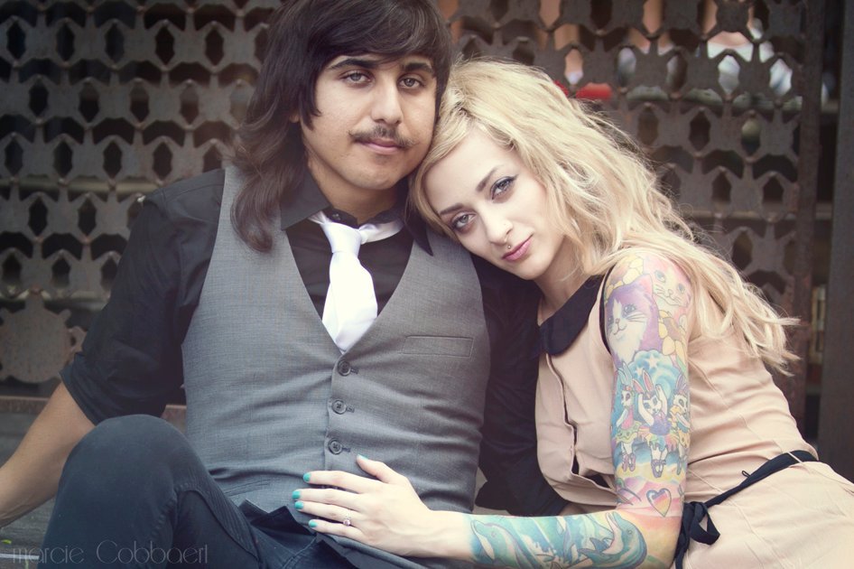 Green eyed boys are dreamy, though I&rsquo;m not so keen on the stache.  Engagement