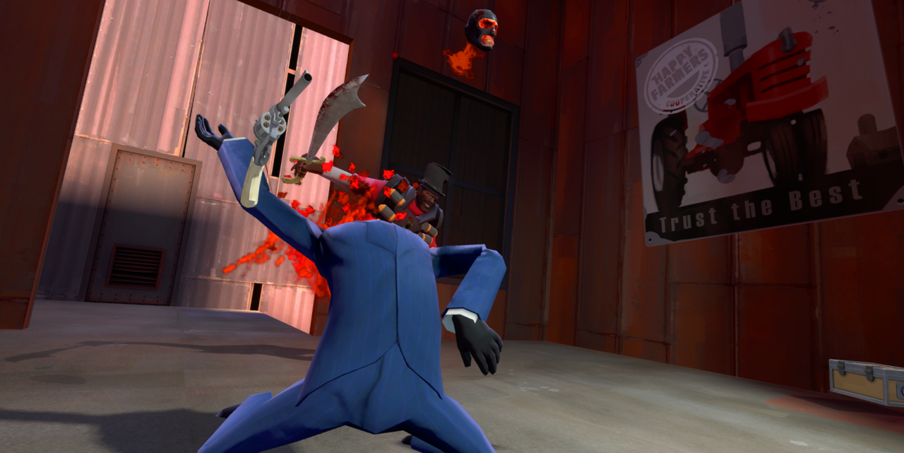 fuckyeahtf2:  “WATCH YER HEAD YE FRENCH FAIRY MAN!”  