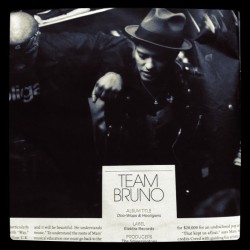 archanaln:  TEAM BRUNO! Out of the Billboard Magazine:) 