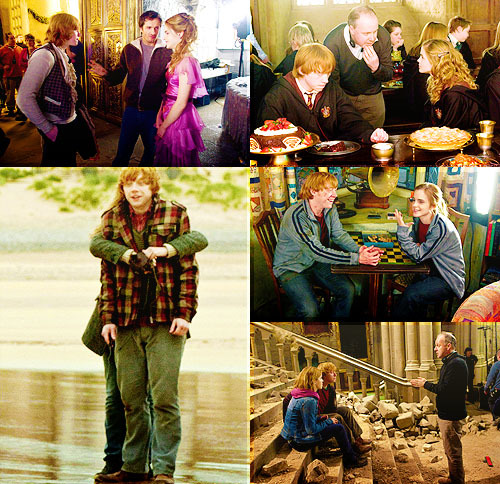 buttermelow:  #22 | Your favorite Ron/Hermione Behind the Scenes picture  