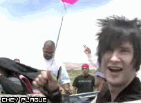 vengenzismydrug:  Rev &amp; his flyswatter :) 