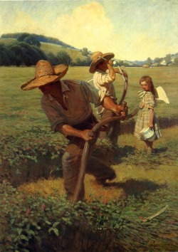 peira:  Newell Convers Wyeth:  The Scythers (1908) 