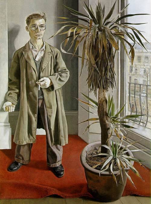 peira:  Lucian Freud:  Interior in Paddington (1951) 