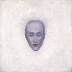 I12Bent:  Florine Stettheimer: Portrait Of Marcel Duchamp, 1925 - Oil On Canvas (Michele