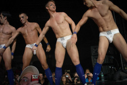 Jocks on stage….