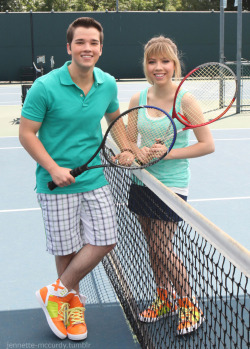 jennette-mccurdy:  @jennettemccurdy and @NathanKress 