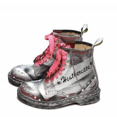 I KNOW,I KNOW, these aren&rsquo;t high heels but c'mon, Heatherette Doc Martens?!?!?! can i have