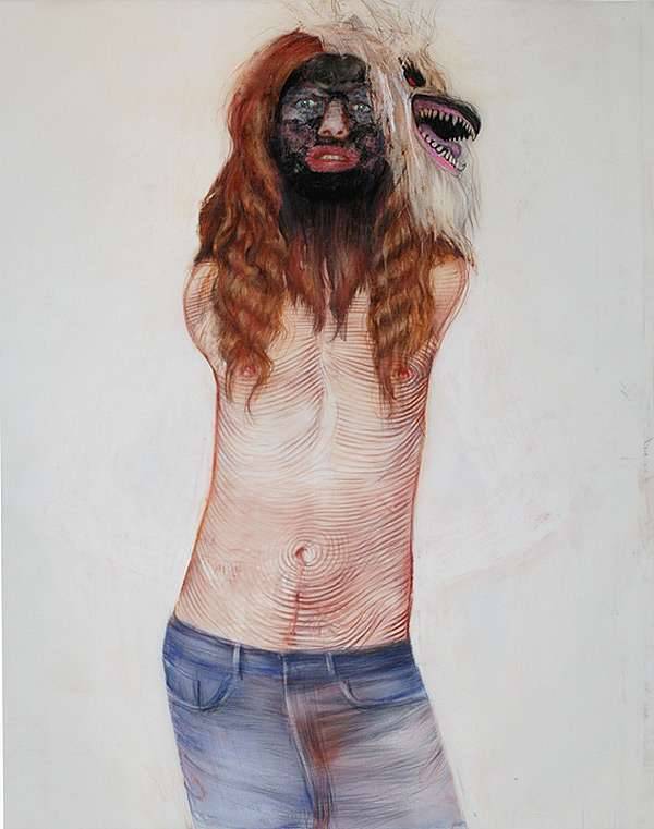 99elephants:  Geoffrey Chadsey: Water Color and Pencil’s on Mylar 