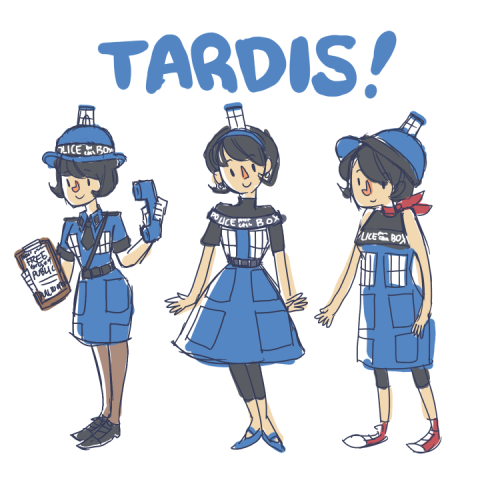 katjam-has-a-sonic: horticulturalcephalopod: I want to dress up as a TARDIS.  WERD.