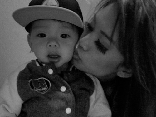 msashleyvee:  My lil’ handsome monster KALEB, I love you baby!  