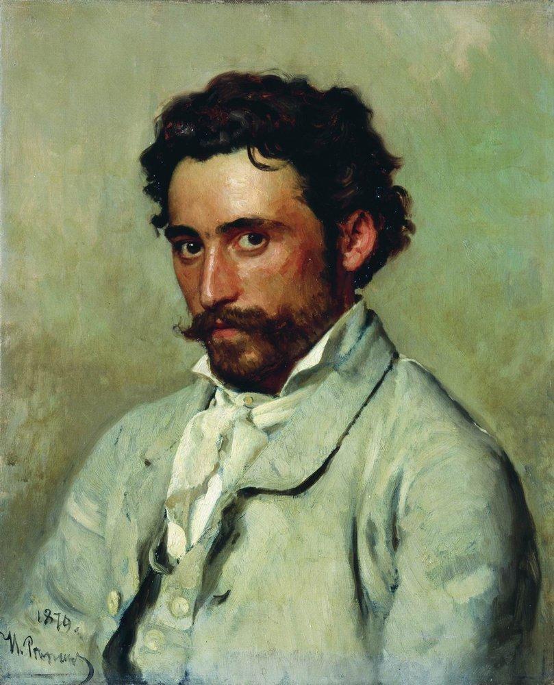 peira:  Ilya Repin:  Portrait of Yurkevich (1879) 