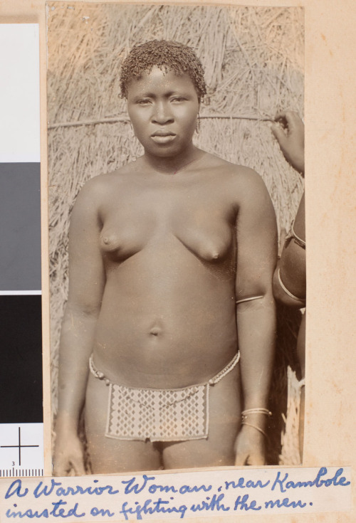 martialnudity: dynamicafrica:  “A warrior woman, near Kambole (Zambia) insisted on fighting wi