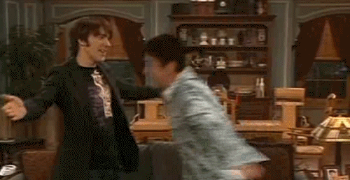 jennytinkler:  HUG ME, BROTHA!      