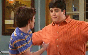 jennytinkler:  HUG ME, BROTHA!      