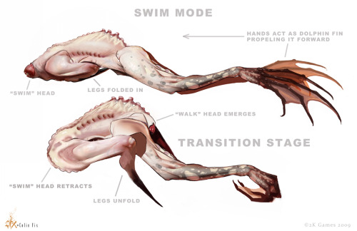 maliciousbee:  Aqua Splicer concepts by Colin Fix 