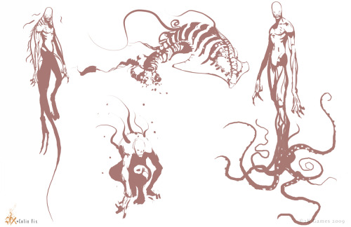 maliciousbee:  Aqua Splicer concepts by Colin Fix 