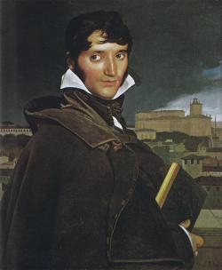 necspenecmetu:  Jean Auguste Dominique Ingres, Portrait of Francois-Marius Granet, c. 1807 
