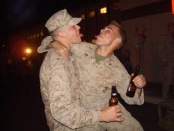 usmcjock:  militarymencollection Gay(ish) military guys are hot!