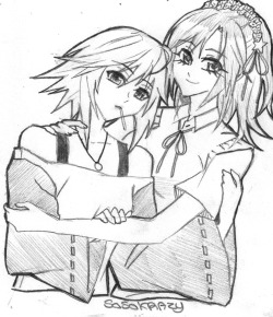 skrazy:  Rosario + Vampire girls. &lt;3 Manga’s too pervy ARGH—too echi for me, but the character are cute. 
