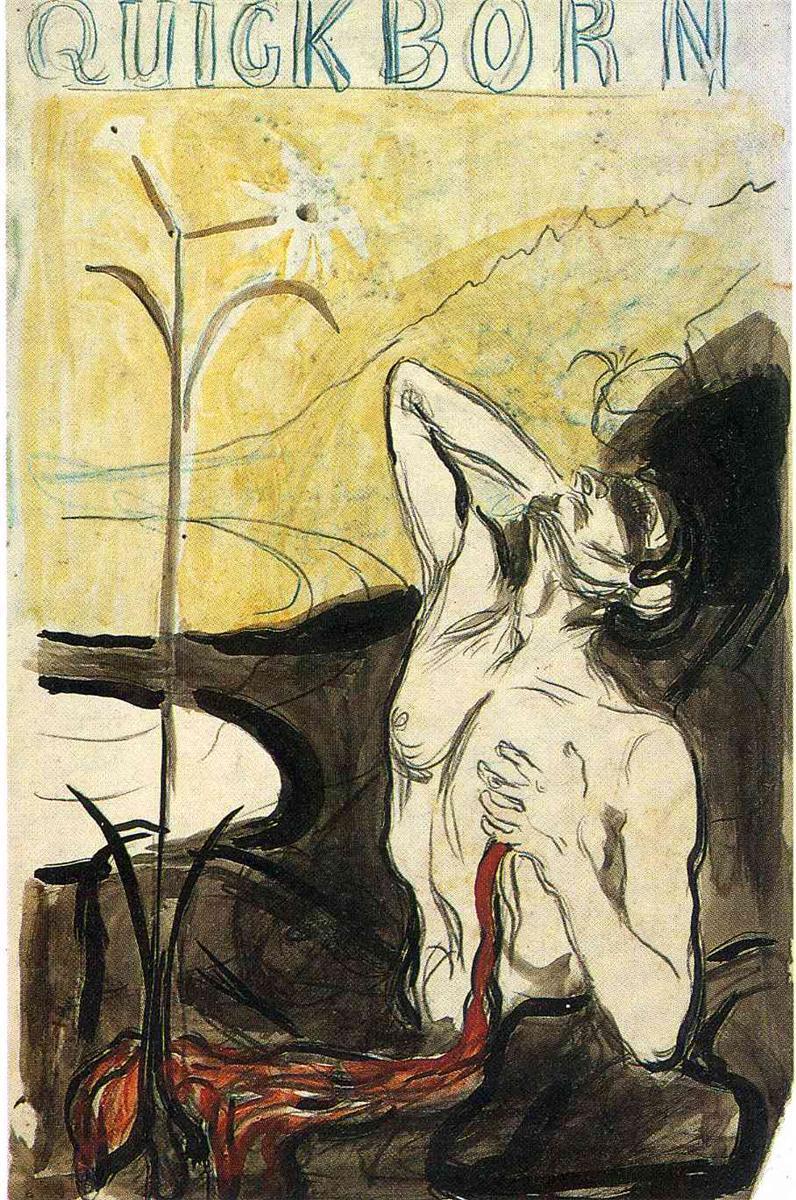 thecabinet:  Edvard Munch, “The flower of pain, (1897) 