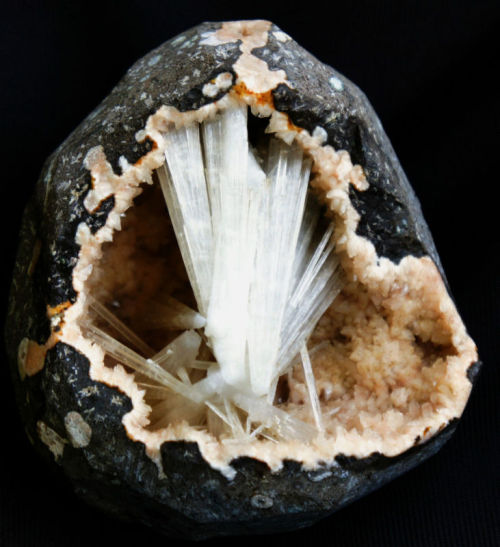 gem-myriad:  Scolecite  Scolecite works with the Third-Eye and Crown Chakras, bringing a deep, inner