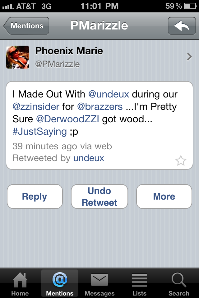 Best tweet ever. I had a fun day today. :)
