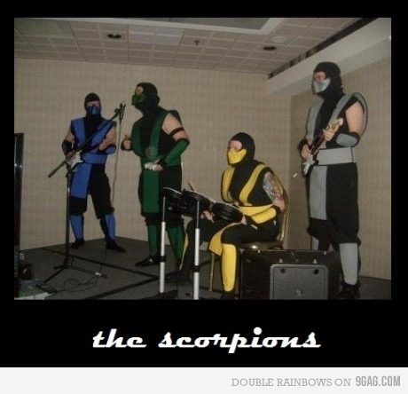 9gag:  Awesome band. 