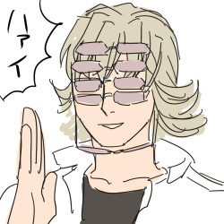 pirate-supein:  signore-amelio:  “Hi! I’m Barnaby, the member of “Tiger &amp; Bunny who has five pairs of the same glasses.”  alskdfjalskdjgasdf   IS THERE SOMETHING WRONG WITH HAVING 5 PAIRS OF THE SAME GLASSES????