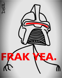 ianbrooks:  FRAK YEA by Daniel Sotomayor Shirt and stickers available at redbubble.  Artist: twitter / facebook (via Dan’s tumblr: d4n13ldesigns) 