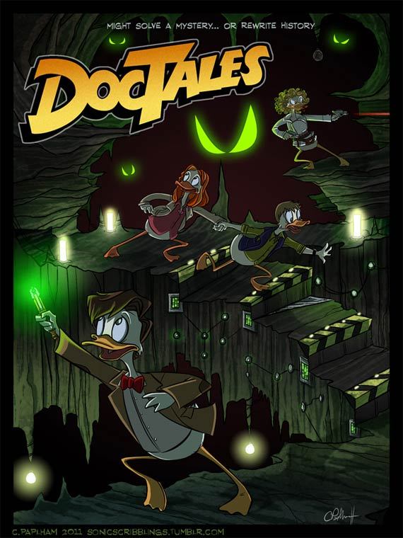 doctorwhoandthetardis:  Doctor Who Art of the Day‘DocTales!’Starring the Ducktor,