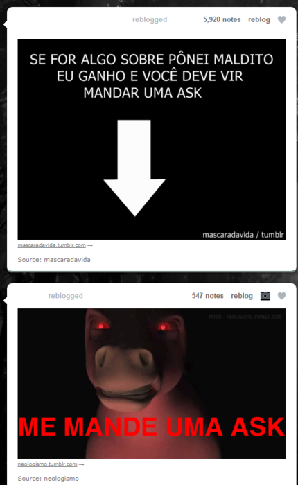 Isso faz parte da maldição?