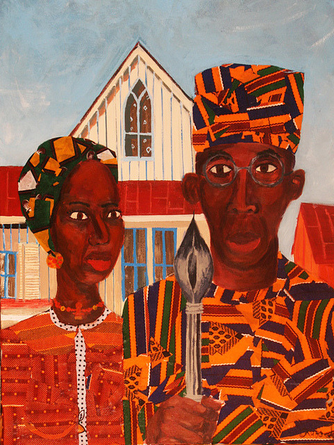 afrikanattire:
“ Kenyan-American Artist: Jamilla Okubo (