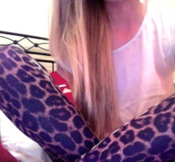 bitchimblonde:  my new leopard leggings omg