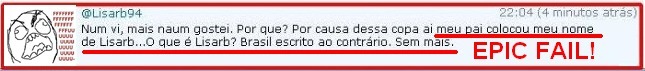  Esse deve ter orgulho de ser brasileiro! KKKKKKKKKKKKKKKK 