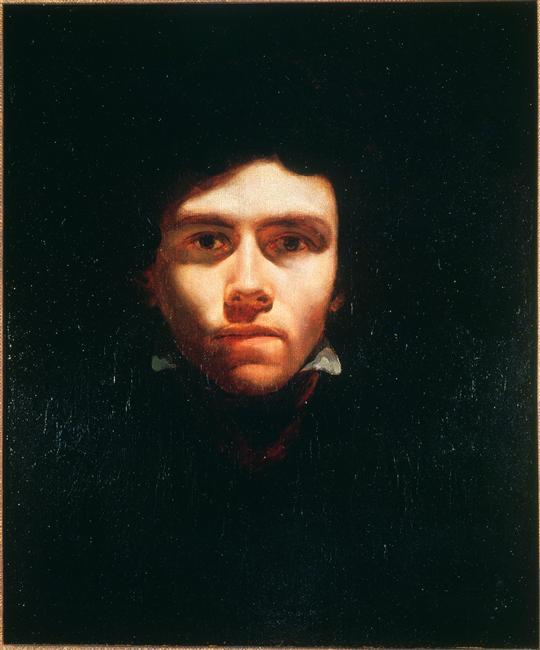 necspenecmetu:  Theodore Gericault, Portrait of Eugene Delacroix, 1819 