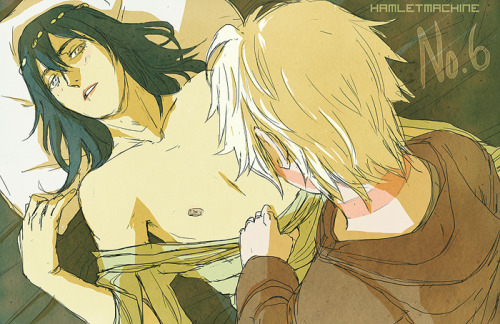 hamletmachine:  Also.. some wishful No.6 fanart based on this preview.  Ono, Muse, and Nadzo have been my inspiration— you guys are the best! ♥♥♥ 