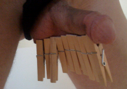 I love clothes pins all over me. red-alice: