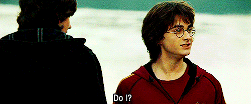 always-winchester: immadforher:I just noticed…Neville’s not wearing a Gryffindor scarf.It looks like