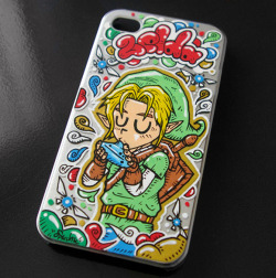 justinrampage:  Zelda comes to the iPhone thanks to Oskunk and his custom design skills. This rad case artwork really needs to be available to purchase. Related Rampages: Game Gear Sonic | Game Boy Mario (More) Zelda iPhone Case by Oskunk (Flickr) 
