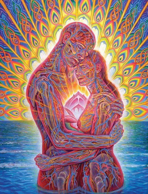 couple love by alex grey