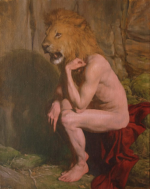 lonesomelacowboy:  Paul Reid, Study for Odyesseus on the Island of Circe 