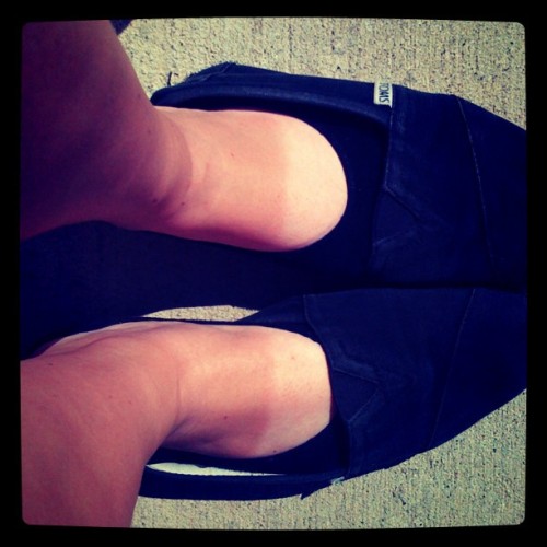 TTT4L; terrible TOMS tanline 4 LIFE! Haha (Taken with instagram)