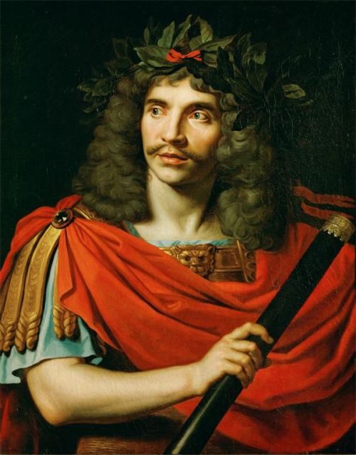 necspenecmetu:Nicolas Mignard, Moliere as Julius Caesar, 1660s