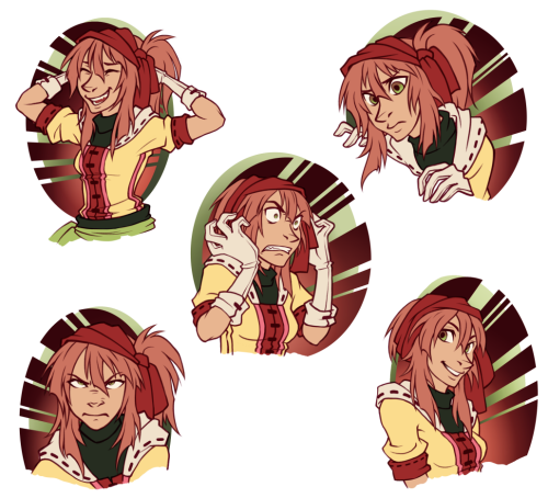 Five expressions from Adela!  I&rsquo;ve been slaving away at this all day and I finally completed t