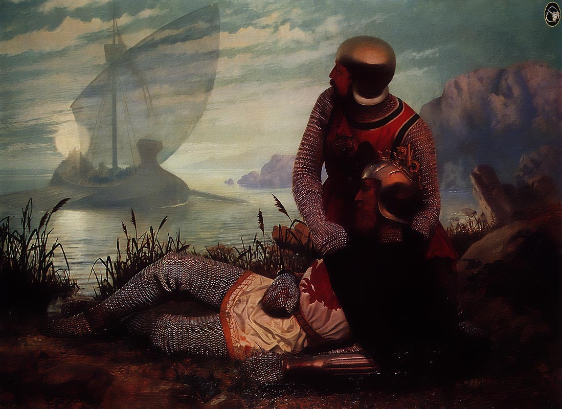 beatus-exsisto:  John Mulcaster Carrick’s “Morte d’Arthur” 
